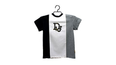 Boys Black, White & Grey T-Shirt