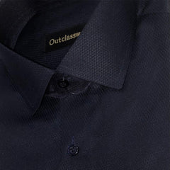 Men's Navy Blue Formal Shirt