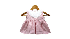 Infant Girls Pink Frilly Frock