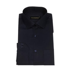 Men's Navy Blue Formal Shirt