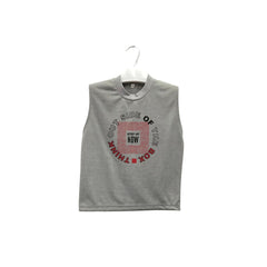 Boy's Check & Grey Shirt With Sando