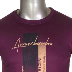 Men's Maroon T-Shirt