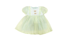 Girls Lime Green Party Frock