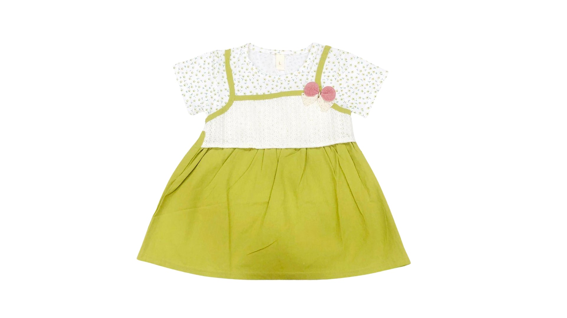 Girls Green Frock
