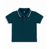 Boys Sherpa Blue Polo