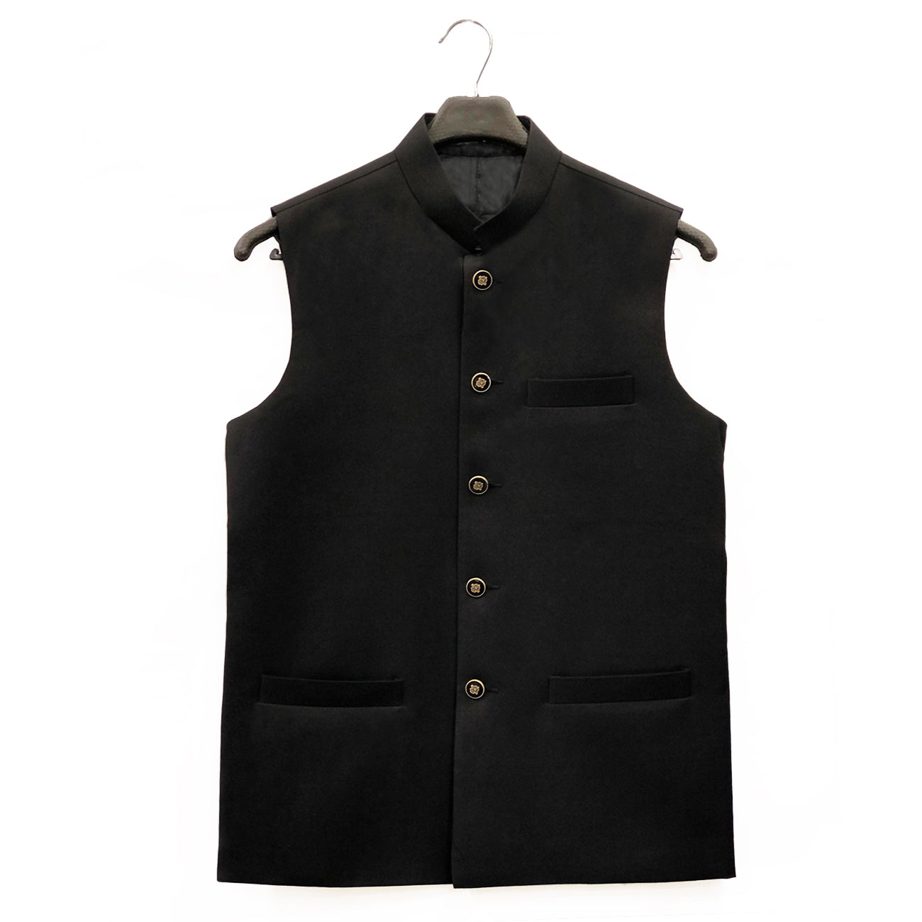 Men Black Waist Coat