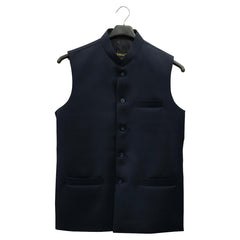 Men Blue Waist Coat