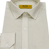 Men's Beige Formal Shirt