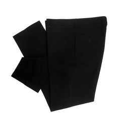 Men's Black Cotton Dress Pants
