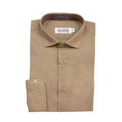 Men's Brown Formal Shirt