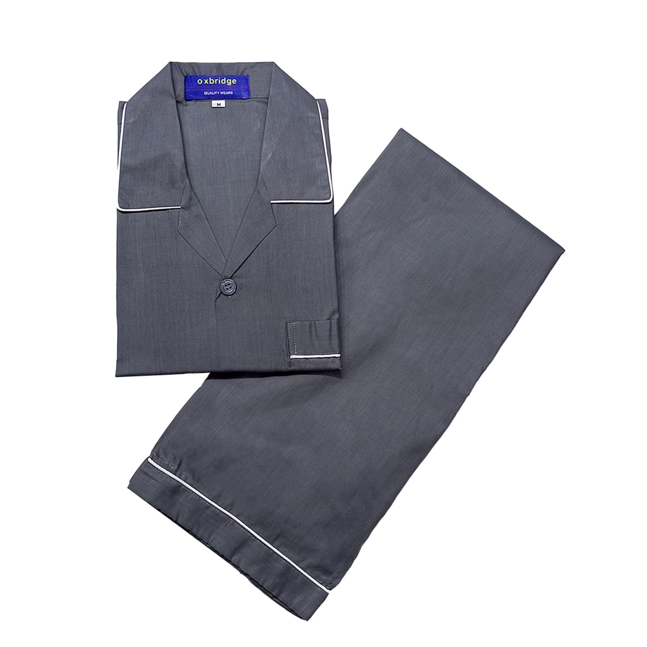 Men's Graphite Cotton Nightwear