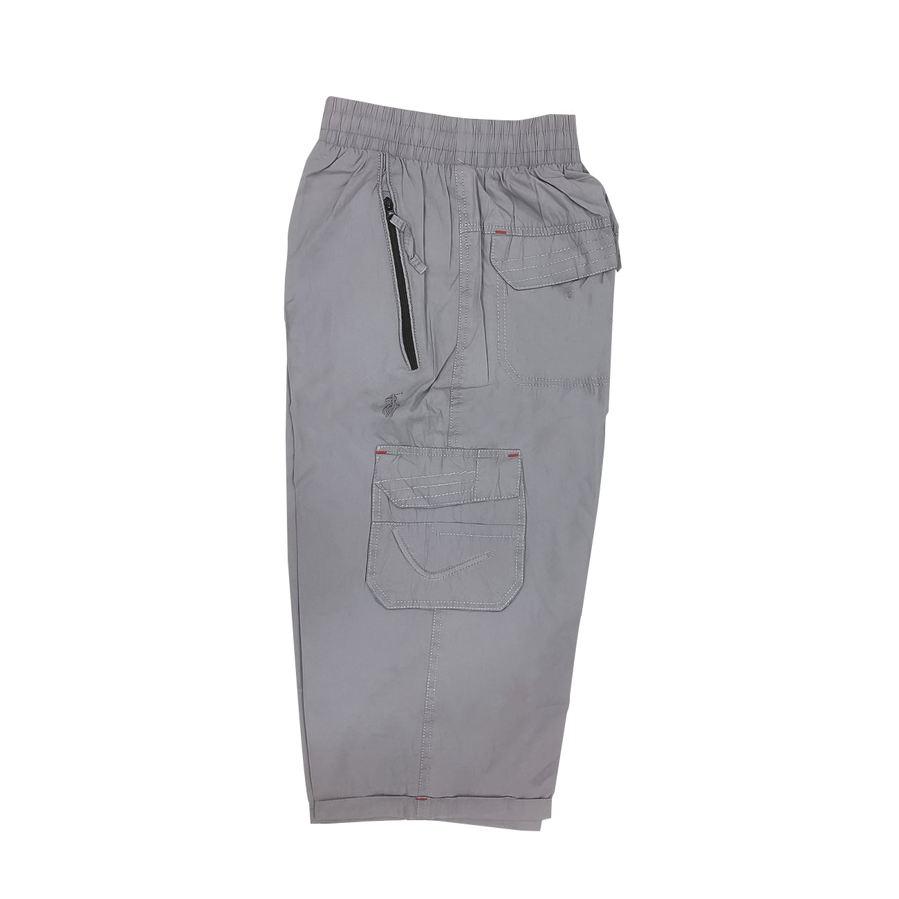 Men's Grey Cotton Short
