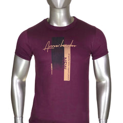 Men's Maroon T-Shirt