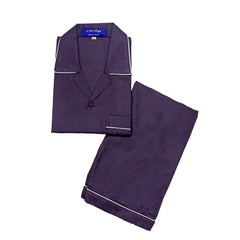 Men's Purple Cotton Nightwear