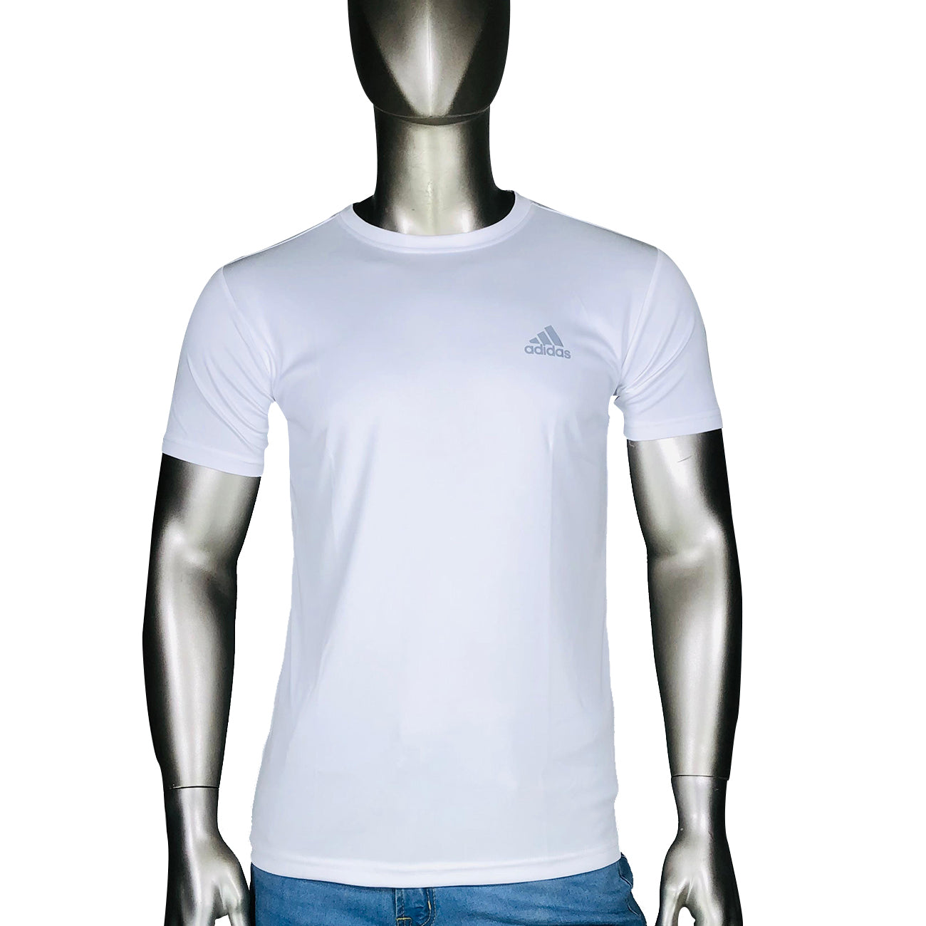 Men's White Dry Fit T-Shirt