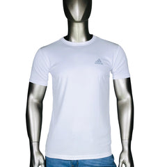 Men's White Dry Fit T-Shirt