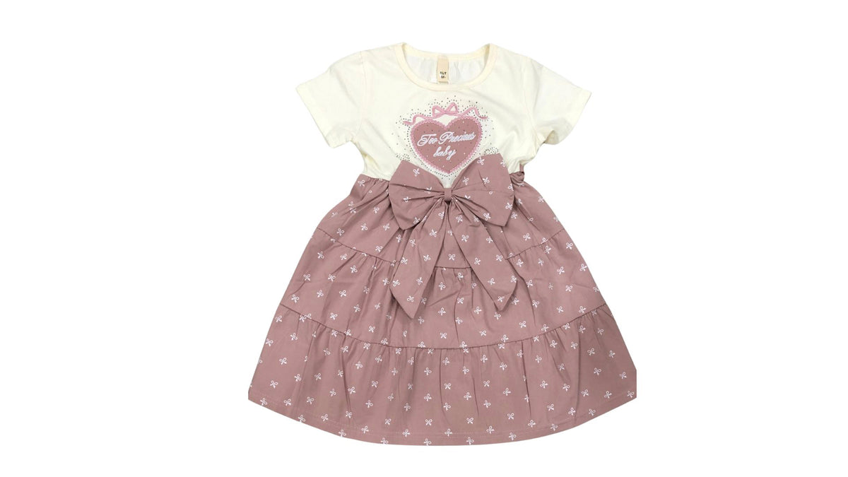Girls Mauve Flared Frock