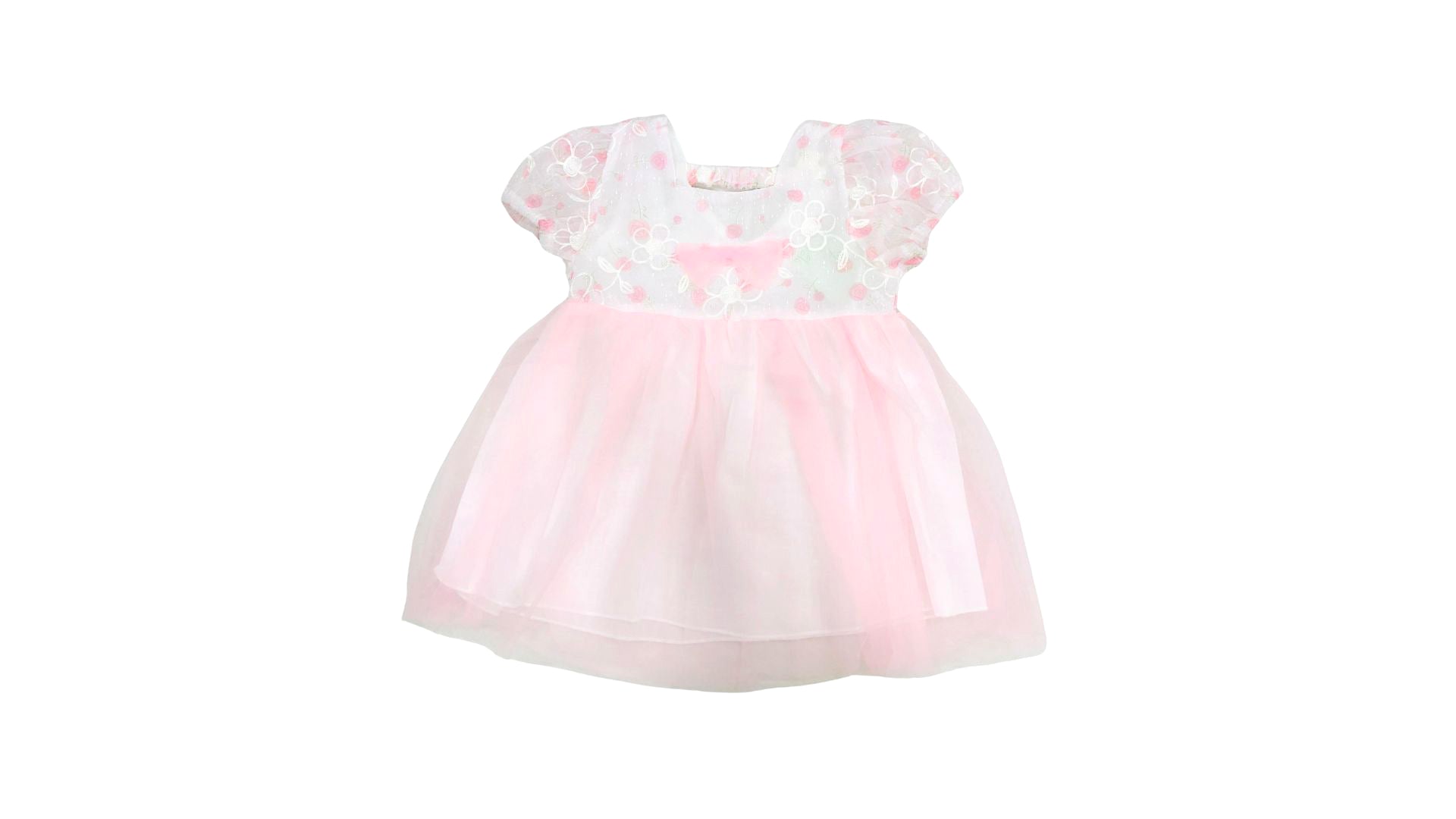 Girls Pink Net Frock
