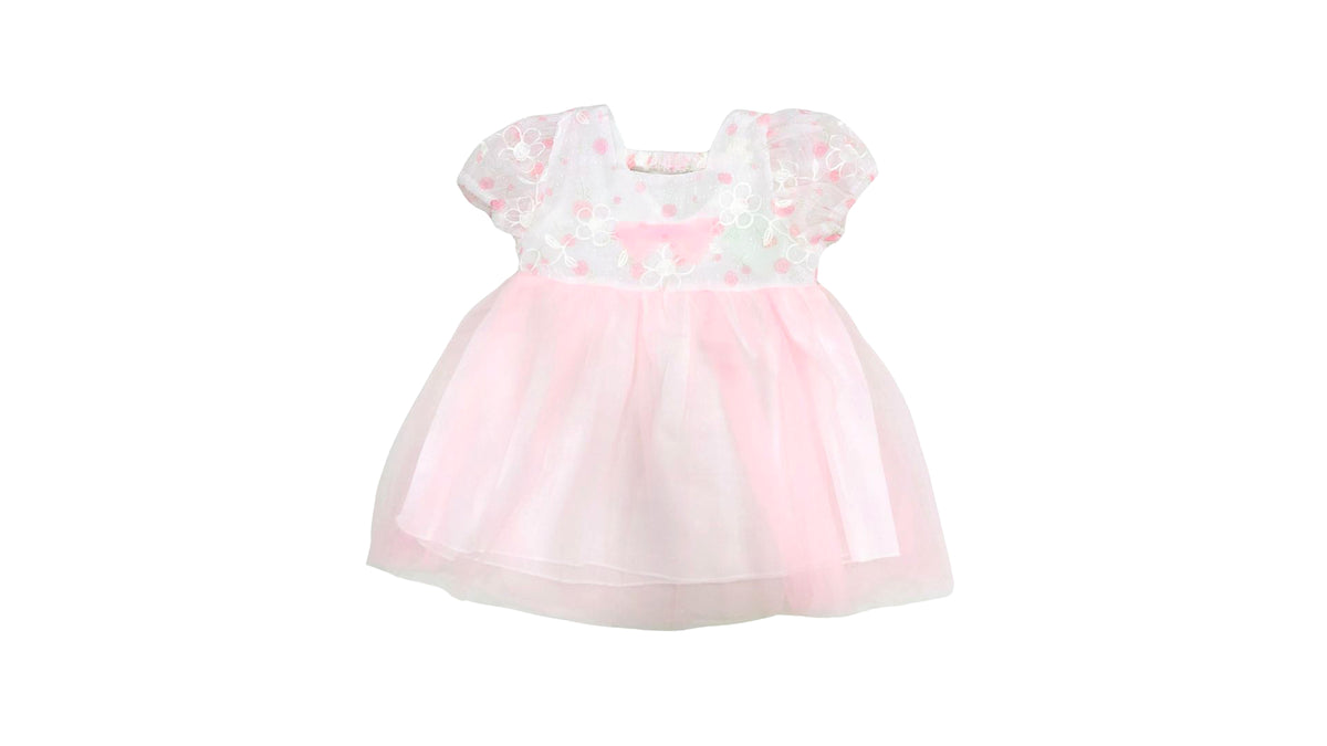 Girls Pink Net Frock