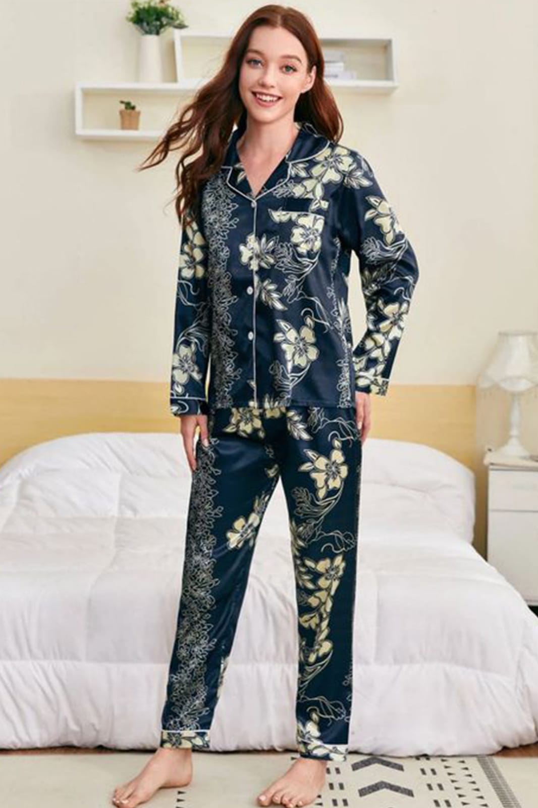 Blue Flair Stain Nightwear 5pcs