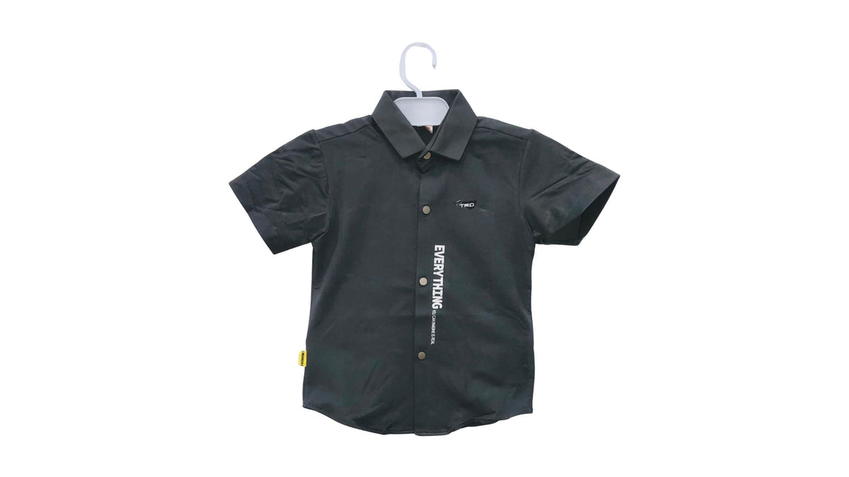 Boys Black Dry Fit Shirt 