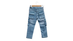 Boys Cargo Blue Jeans 