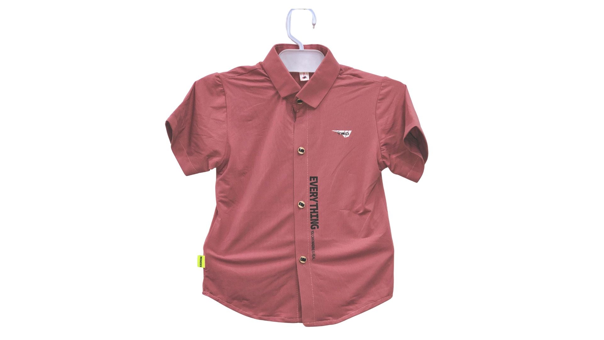 Boys Pink Dry Fit Shirt