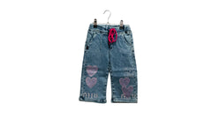 Girls Light Denim Capri Jeans