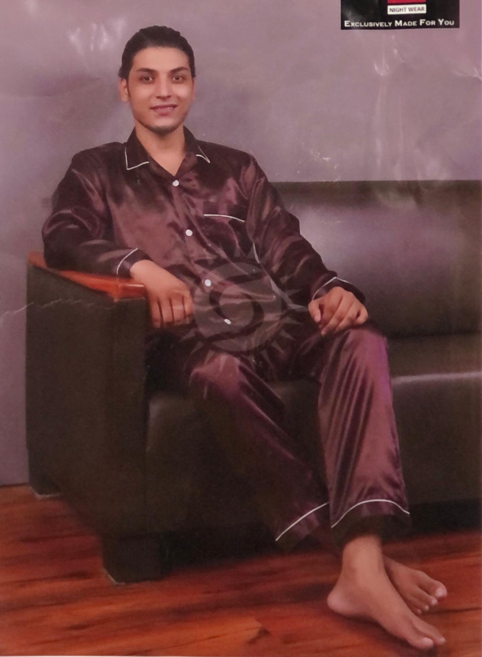 Brown Silk Nightwear