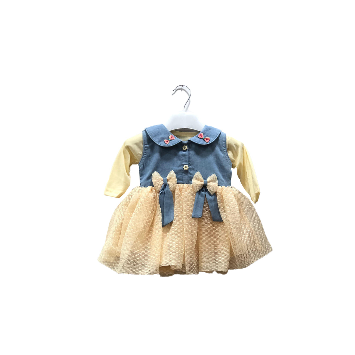 Newborn Girls Yellow Frock