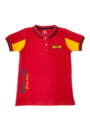 Boys Red & Yellow T-Shirt