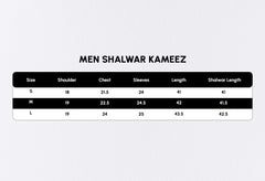 Men's Blue Kameez/Shalwar